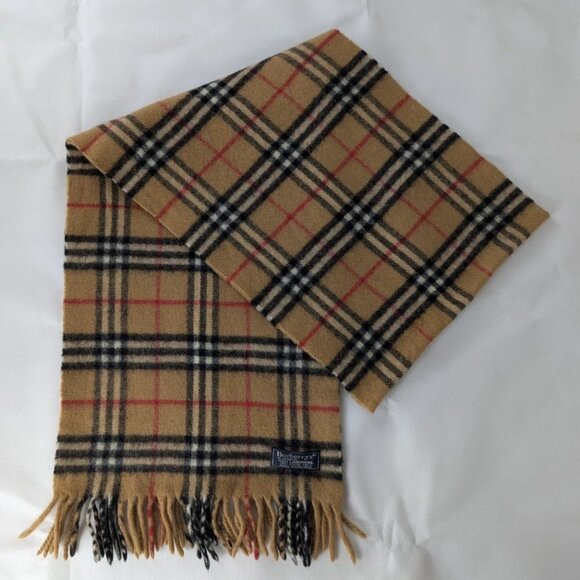 Burberry's Unisex Lambswool Scarf – Classic Check Plaid – Authentic – Fast Ship. - Picture 1 of 6